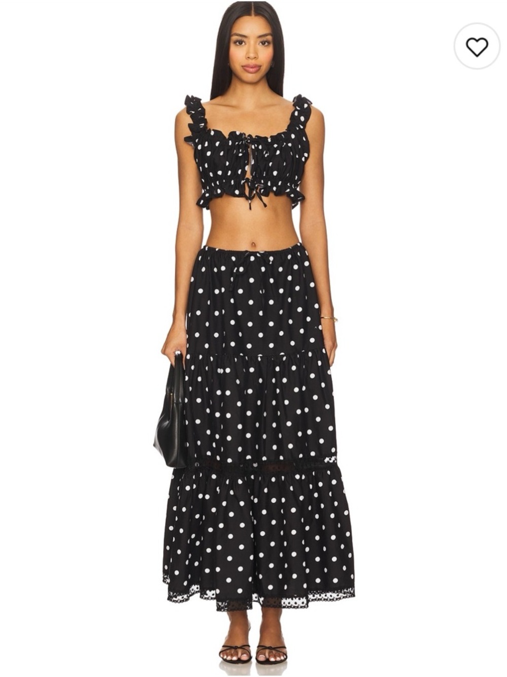 Revolve WeWoreWhat polka dot two piece set
